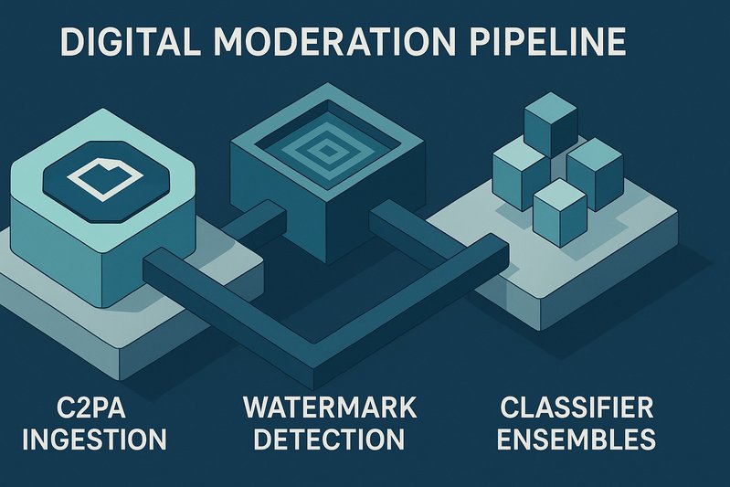 C2PA Ingest to Perceptual Staydown: Engineering Moderation Pipelines for AI‑Generated Sexual Images at Scale